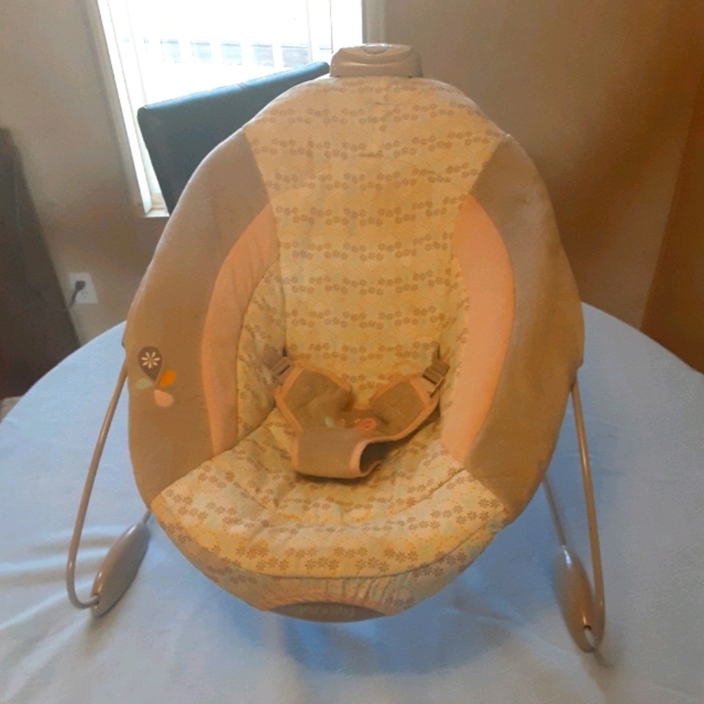 Infant Girl Vibrating Chair